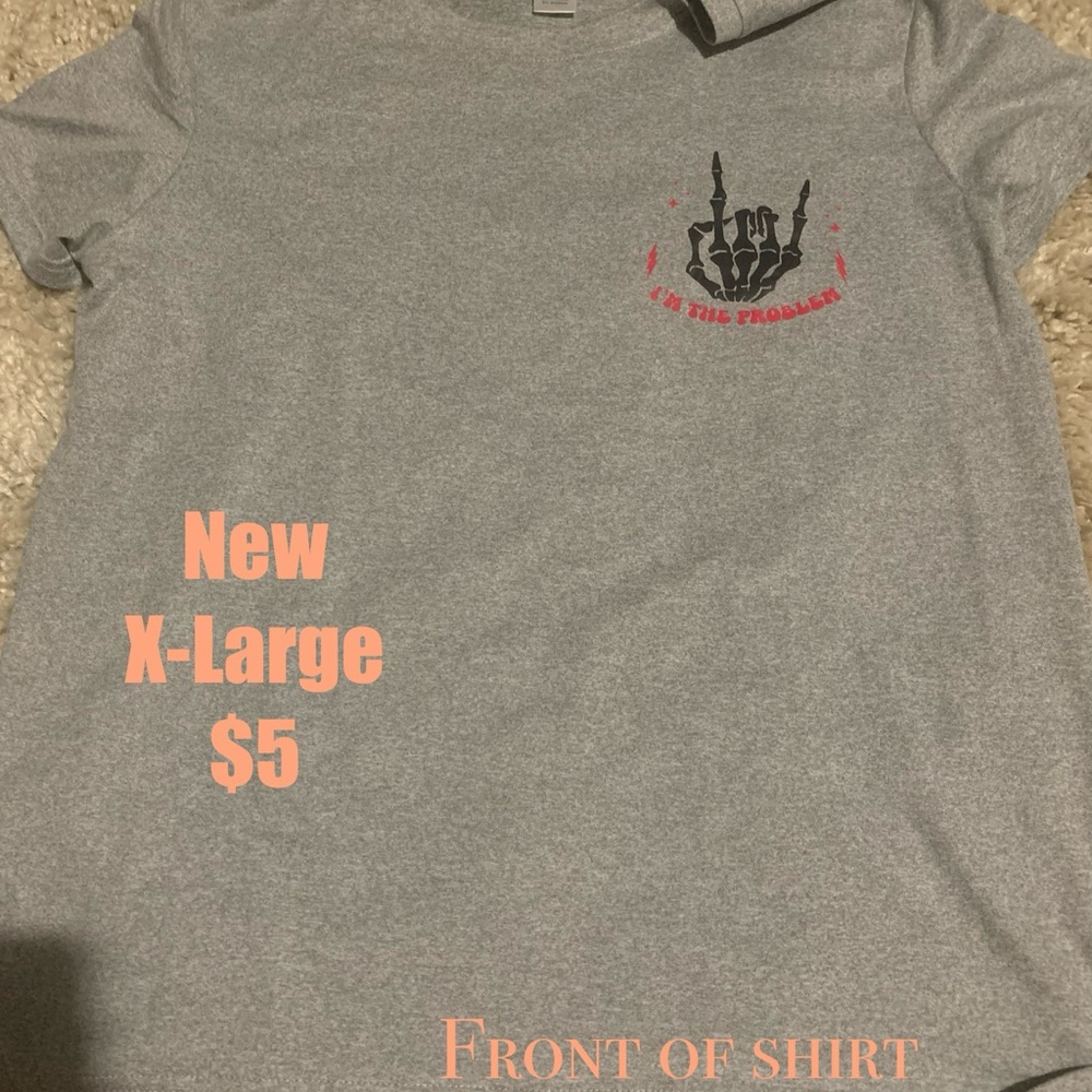 New women’s shirts and shoes.